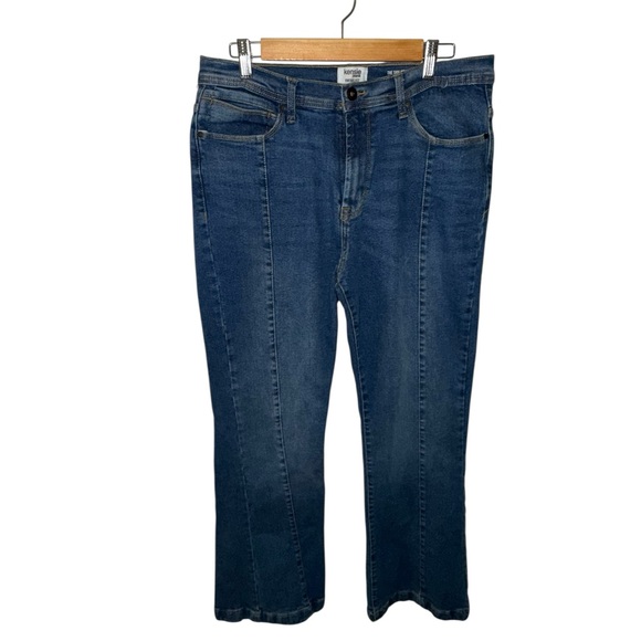 Kensie The Savannah High Rise Flare  Jeans size 12 NWOT - Picture 1 of 4